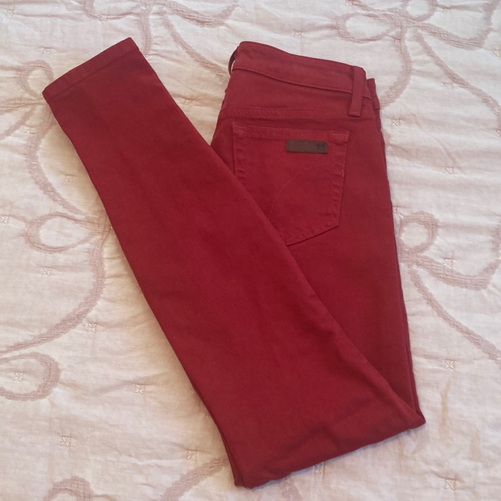 Joe’s Women’s Skinny Visionaire Rouge Red size 28 - Picture 2 of 11
